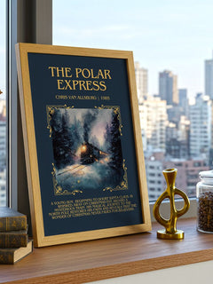 The Polar Express Minimalist Book Poster by Chris Van Allsburg – image 3