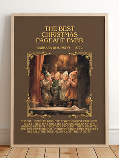 Best Christmas Pageant Ever Minimalist Book Poster by Barbara Robinson – image 2