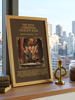 Best Christmas Pageant Ever Minimalist Book Poster by Barbara Robinson – image 3