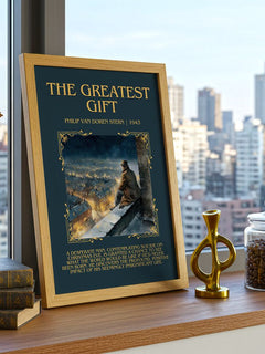 The Greatest Gift Minimalist Book Poster by Philip Van Doren Stern – image 3