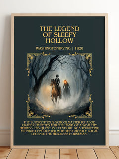 Legend Of Sleepy Hollow Minimalist Book Poster by Washington Irving – image 2