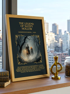 Legend Of Sleepy Hollow Minimalist Book Poster by Washington Irving – image 3
