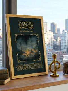 Something Wicked This Way Comes Minimalist Book Poster by Ray Bradbury – image 3