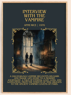 Interview With The Vampire Minimalist Book Poster by Anne Rice – image 1