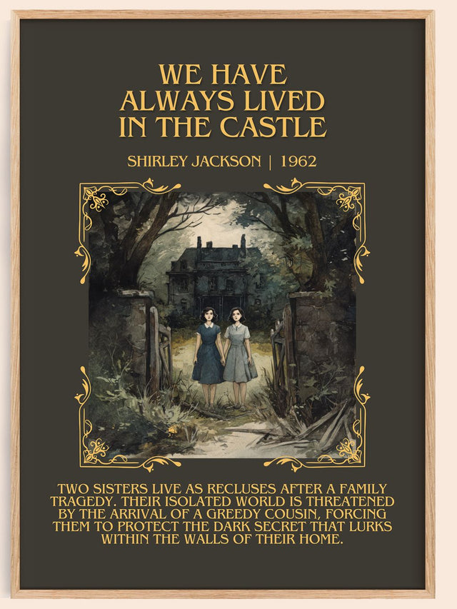We Have Always Lived In The Castle Minimalist Book Poster – S. Jackson