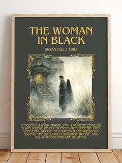 The Woman In Black Minimalist Book Poster by Susan Hill – image 2