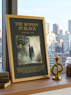 The Woman In Black Minimalist Book Poster by Susan Hill – image 3