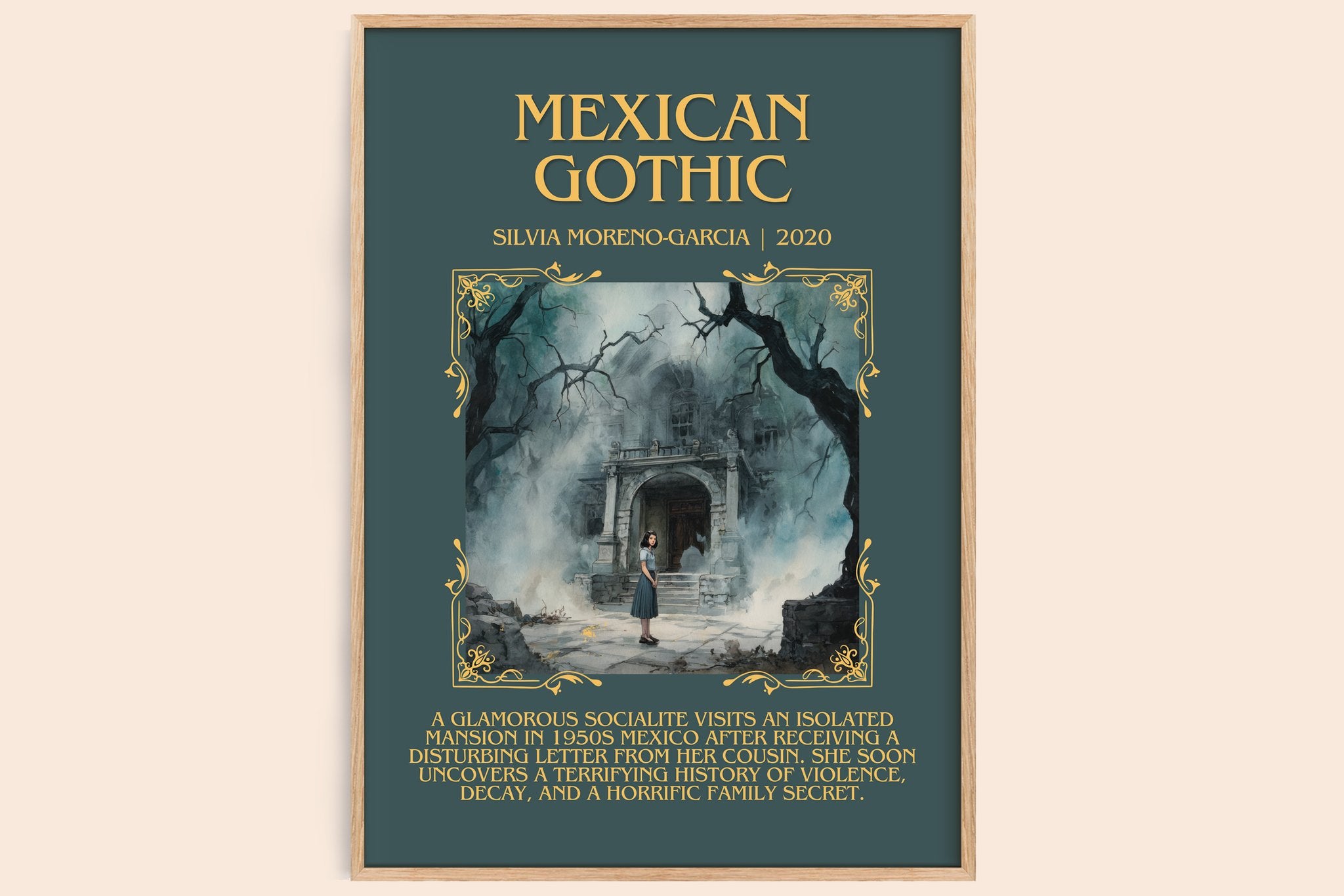 Mexican Gothic Minimalist Book Poster by Silvia Moreno-Garcia