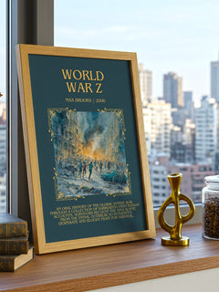 World War Z Minimalist Book Poster by Max Brooks – image 3