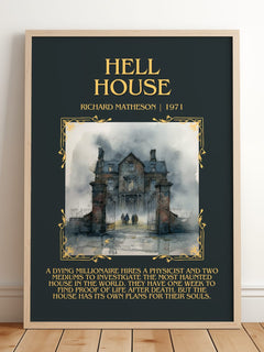 Hell House Minimalist Book Poster by Richard Matheson – image 2
