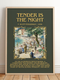 Tender Is The Night Minimalist Book Poster by F. Scott Fitzgerald – image 2