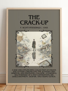 The Crack-Up Minimalist Book Poster by F. Scott Fitzgerald – image 1