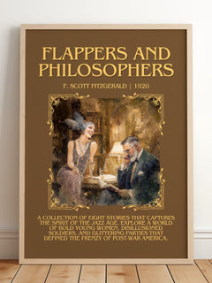 Flappers And Philosophers Minimalist Book Poster by F. Fitzgerald – image 2