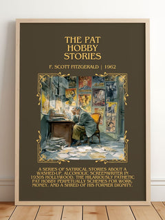 The Pat Hobby Stories Minimalist Book Poster by F. Scott Fitzgerald – image 2