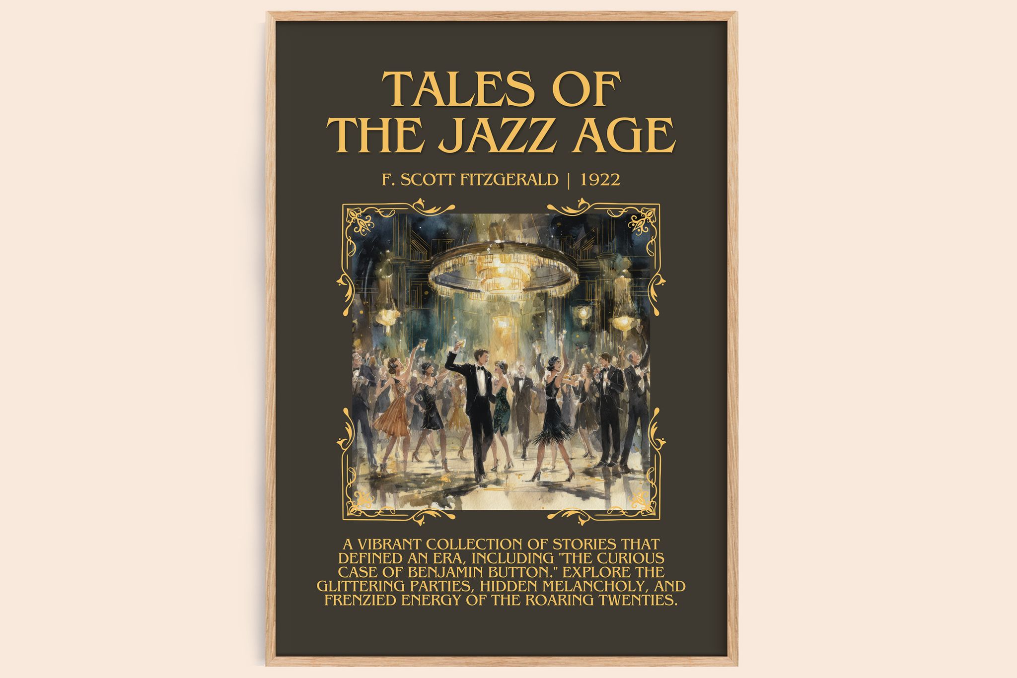 Tales Of The Jazz Age Minimalist Book Poster by F. Scott Fitzgerald