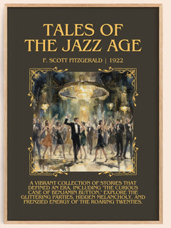 Tales Of The Jazz Age Minimalist Book Poster by F. Scott Fitzgerald – image 1