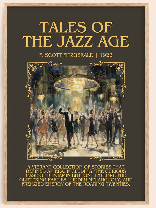 Tales Of The Jazz Age Minimalist Book Poster by F. Scott Fitzgerald