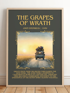 The Grapes Of Wrath Minimalist Book Poster by John Steinbeck – image 2