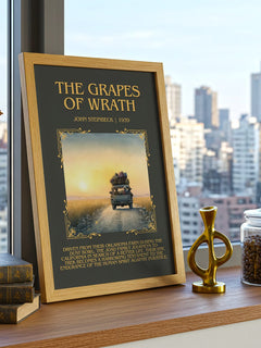 The Grapes Of Wrath Minimalist Book Poster by John Steinbeck – image 3