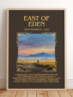 East Of Eden Minimalist Book Poster by John Steinbeck – image 2
