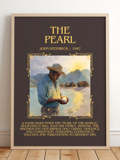 The Pearl Minimalist Book Poster by John Steinbeck – image 2