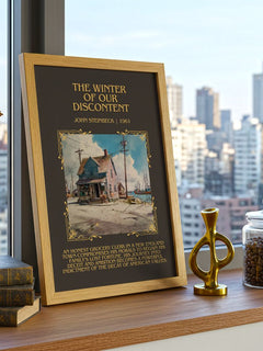 The Winter Of Our Discontent Minimalist Book Poster by John Steinbeck – image 3