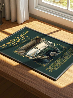 Travels With Charley Minimalist Book Poster by John Steinbeck – image 4