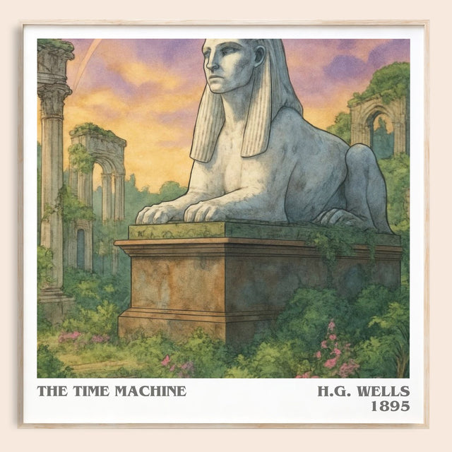 The Time Machine Literary Art Print by H.G. Wells