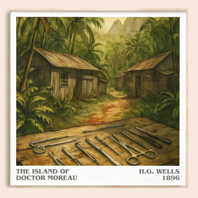 The Island Of Doctor Moreau Literary Art Print by H.G. Wells