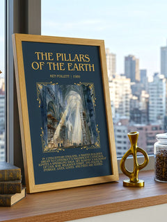The Pillars Of The Earth Minimalist Book Poster by Ken Follett – image 3