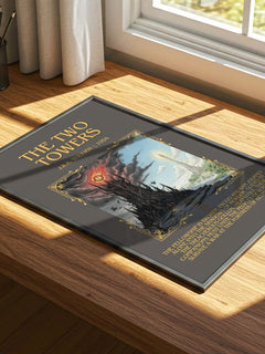 The Two Towers Minimalist Book Poster by J.R.R. Tolkien – image 4