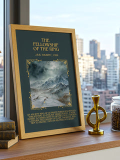 The Fellowship Of The Ring Minimalist Book Poster by J.R.R. Tolkien – image 3