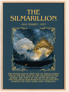 The Silmarillion Minimalist Book Poster by J.R.R. Tolkien – image 1
