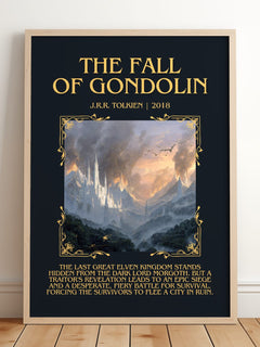 The Fall Of Gondolin Minimalist Book Poster by J.R.R. Tolkien – image 2