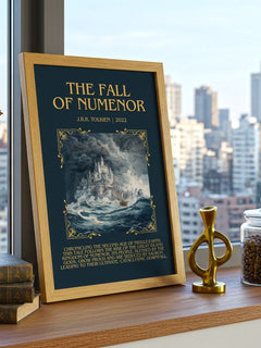 The Fall Of Númenor Minimalist Book Poster by J.R.R. Tolkien – image 3