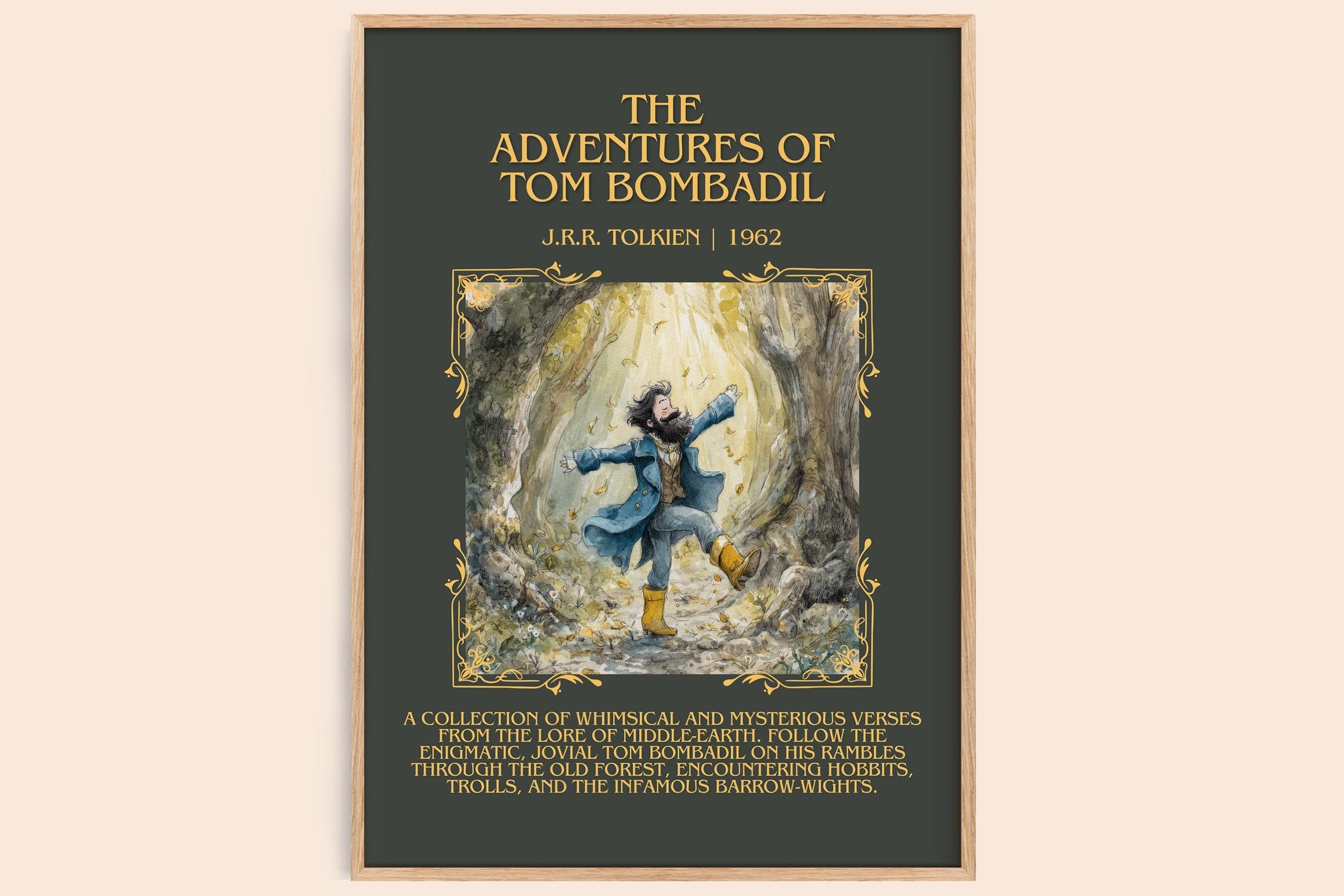 Adventures Of Tom Bombadil Minimalist Book Poster by J.R.R. Tolkien