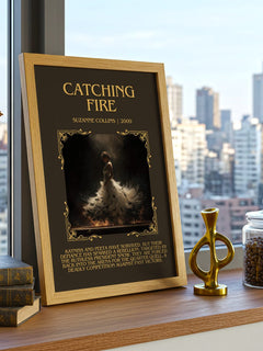 Catching Fire Minimalist Book Poster by Suzanne Collins – image 3