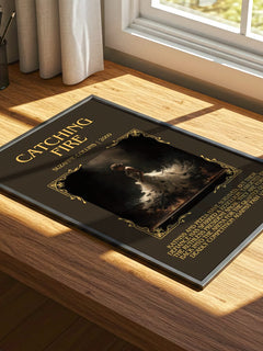 Catching Fire Minimalist Book Poster by Suzanne Collins – image 4