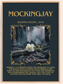 Mockingjay Minimalist Book Poster by Suzanne Collins – image 1