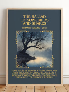 Ballad Of Songbirds And Snakes Minimalist Book Poster by S. Collins – image 2