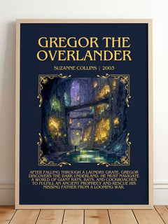Gregor The Overlander Minimalist Book Poster by Suzanne Collins – image 2