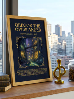 Gregor The Overlander Minimalist Book Poster by Suzanne Collins – image 3