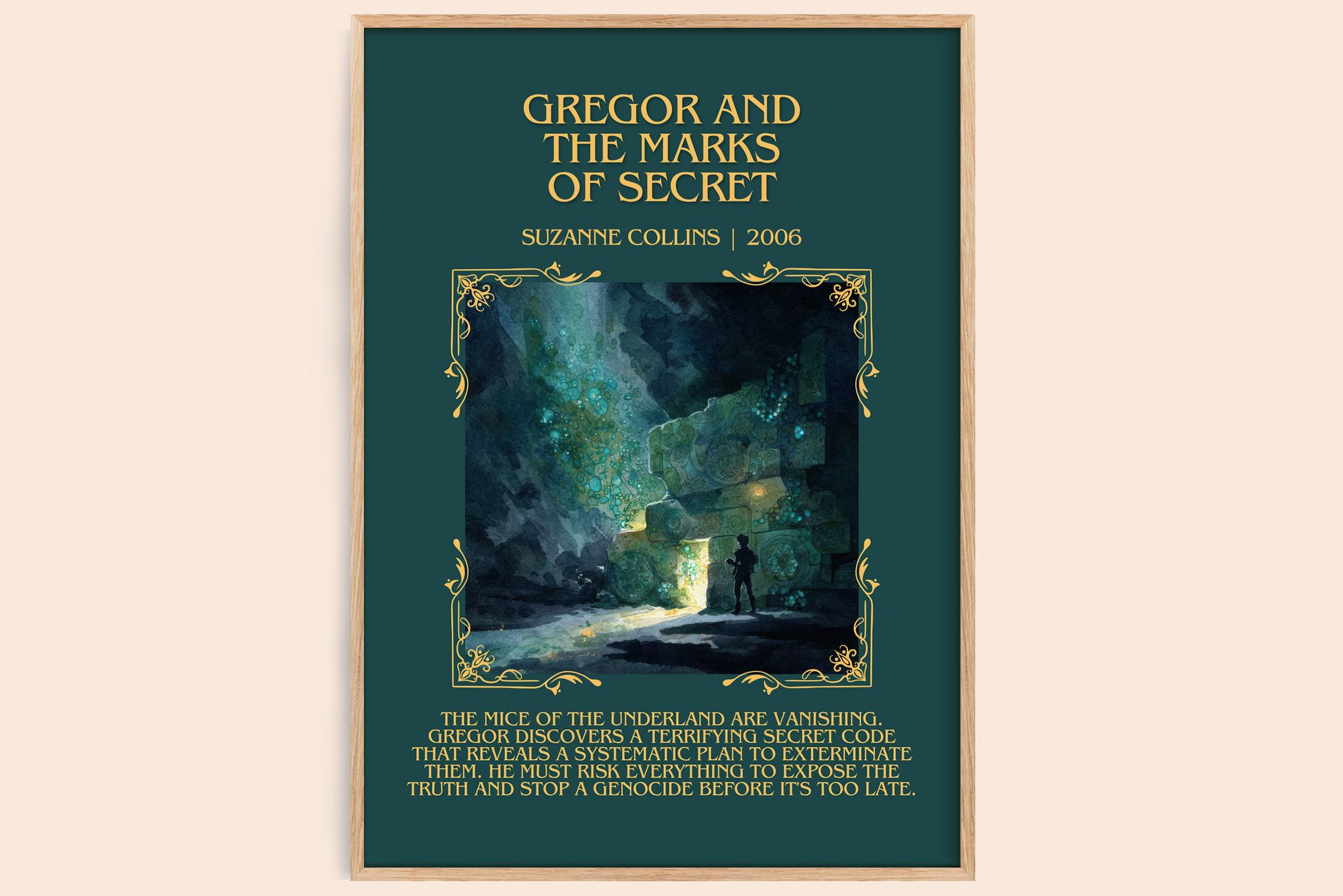 Gregor And The Marks Of Secret Minimalist Book Poster by S. Collins