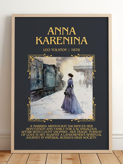 Anna Karenina Minimalist Book Poster by Leo Tolstoy – image 2