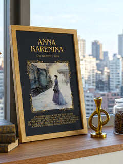 Anna Karenina Minimalist Book Poster by Leo Tolstoy – image 3