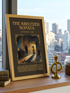 The Kreutzer Sonata Minimalist Book Poster by Leo Tolstoy – image 3
