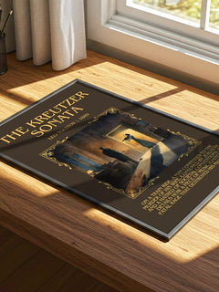 The Kreutzer Sonata Minimalist Book Poster by Leo Tolstoy – image 4