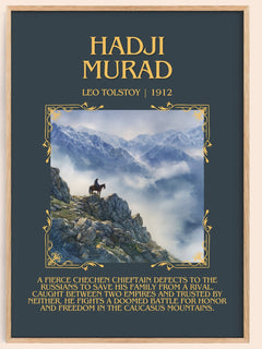 Hadji Murad Minimalist Book Poster by Leo Tolstoy – image 1