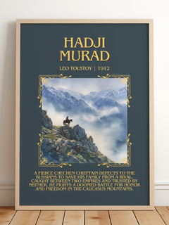 Hadji Murad Minimalist Book Poster by Leo Tolstoy – image 2