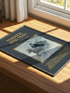 Master And Man Minimalist Book Poster by Leo Tolstoy – image 4
